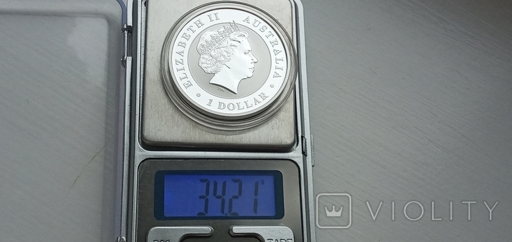 Срібна монета Австралії 2018р. 9999 проба., фото №8