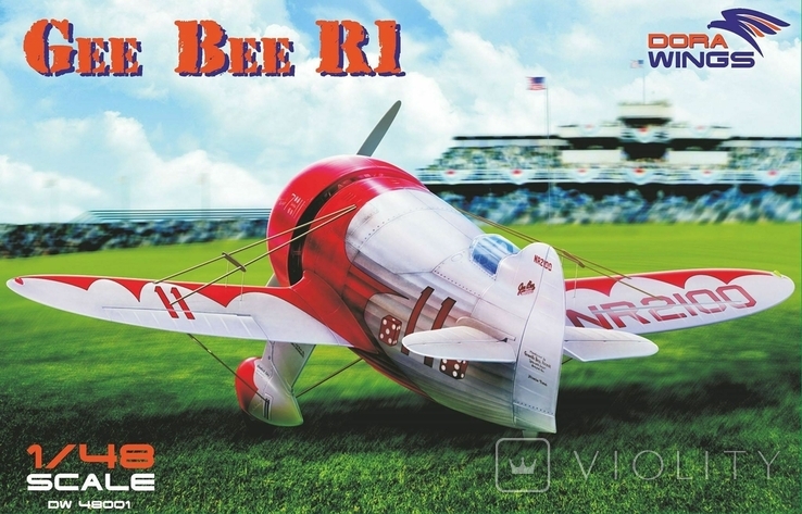 Dora Wings 48002 - Gee Bee Super Sportster R-1 Dolittle aircraft 1/48