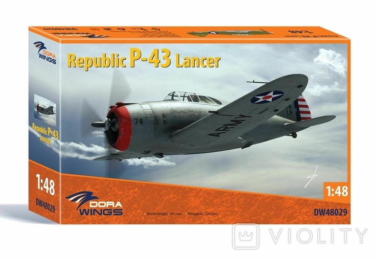 Dora Wings 48029 - Republic P-43 Lancer 1/48, photo number 2