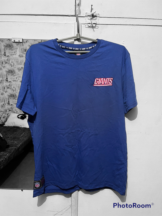 NFL team apparel new york giants футболка мужская XXL синяя NY Logo, фото №5