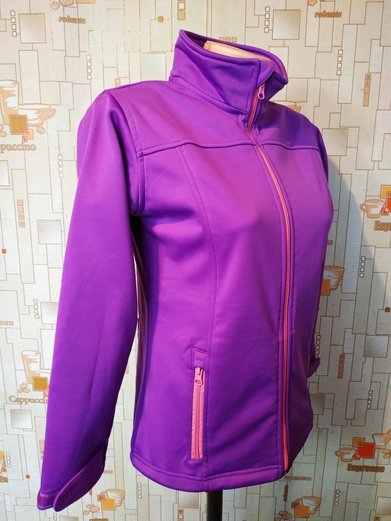 Термокуртка жіноча IGUANA софтшелл стрейч на зріст 150 (відмінний стан), photo number 3