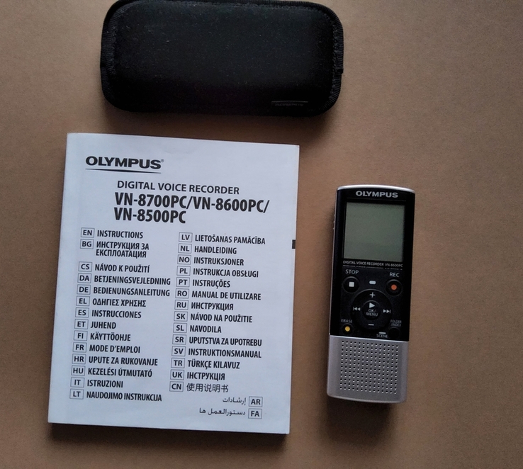 Диктофон цифровий, Olympus VN8600PC 2GB, фото №7