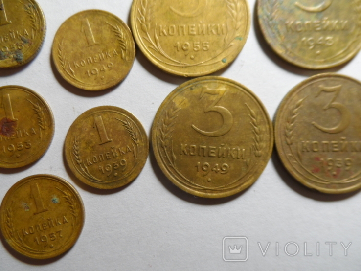 Лот монет ссср різні 37 шт., photo number 10