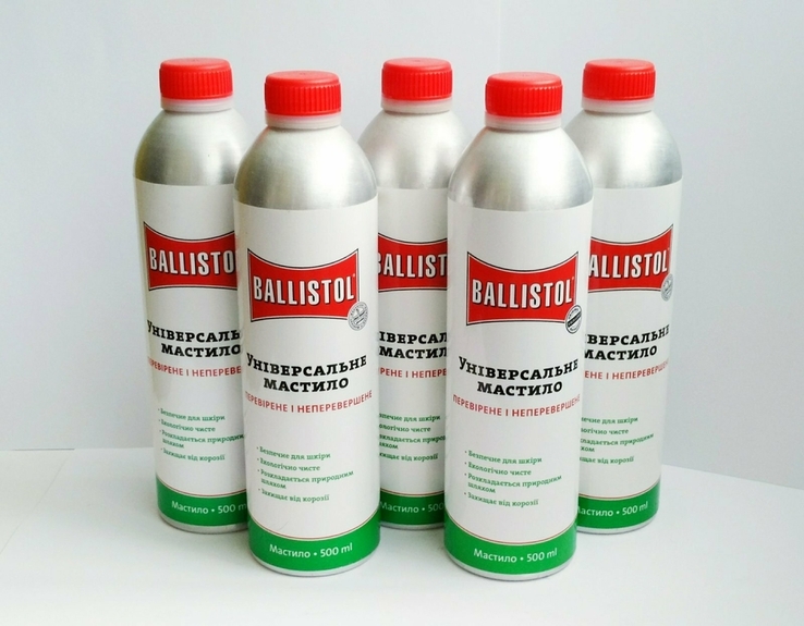 Масло збройове Ballistol Oil 500 мл.(універсальне ж/б) Балістол., фото №2