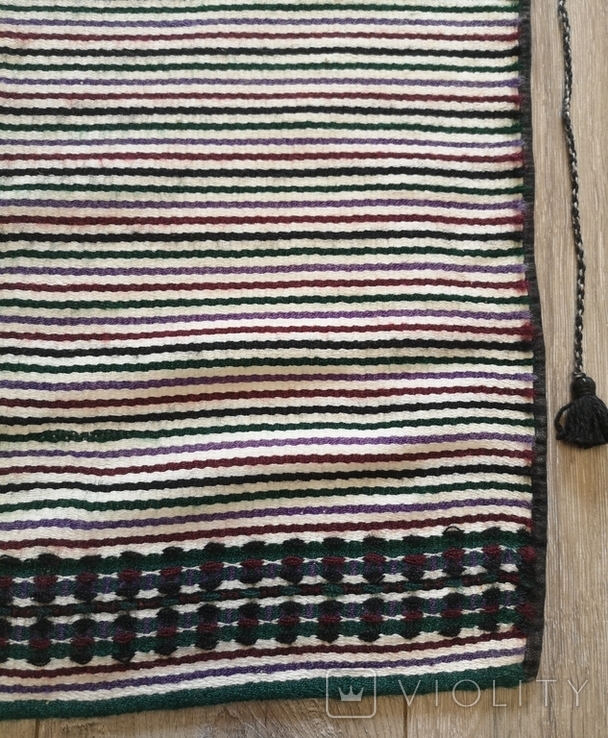 Borshchiv woven woolen zapaska 1920-30-ies, photo number 8