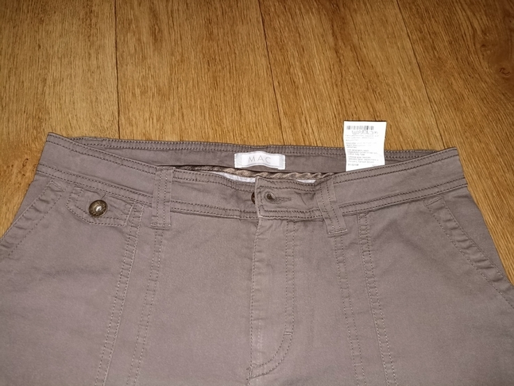 Mac Летние красивые хлопковые женские брюки пепельно коричневые 40/34, photo number 8