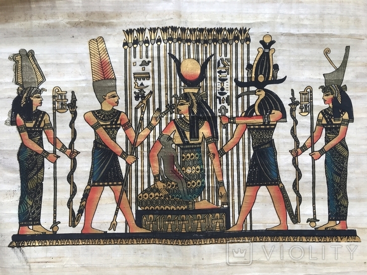 Papyrus natural. Sun God Ra. Egypt., photo number 3