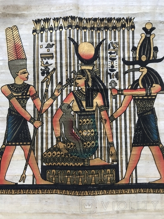 Papyrus natural. Sun God Ra. Egypt., photo number 4