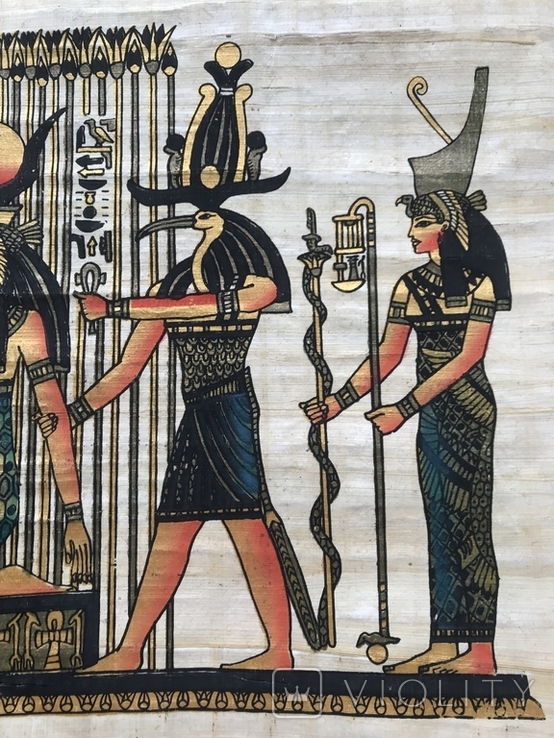 Papyrus natural. Sun God Ra. Egypt., photo number 6