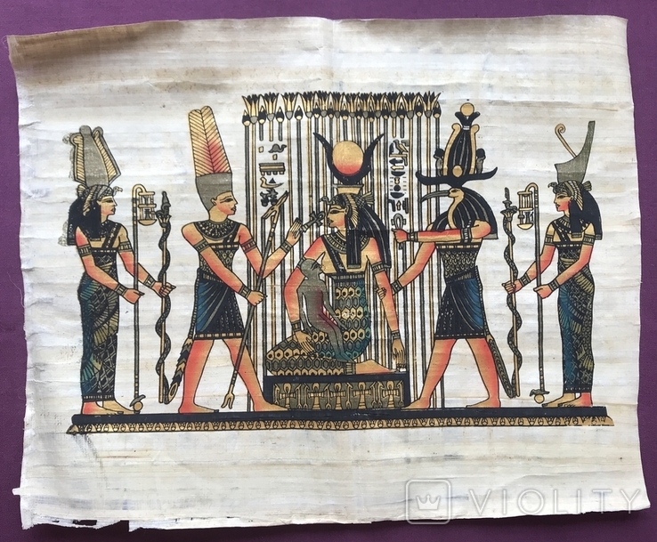 Papyrus natural. Sun God Ra. Egypt., photo number 10