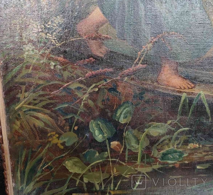 Картина Маковского ,, Дети убегают от грозы профессиональная копия., фото №9