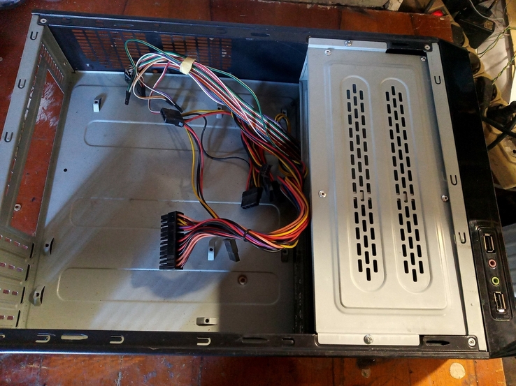 Корпус Micro-ATX mATX ITX с блоком питания живлення 400W, фото №7