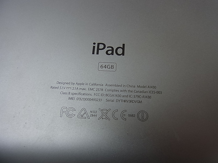 Планшет iPad A 1430 64 GB з Німеччини, фото №9