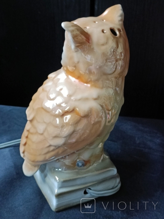 Porcelain night light Owl, Germany, 1970s, photo number 9