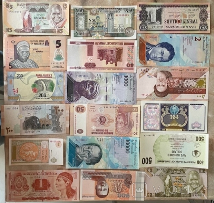 #4 – World – A set of 100 world banknotes – all different, photo number 4