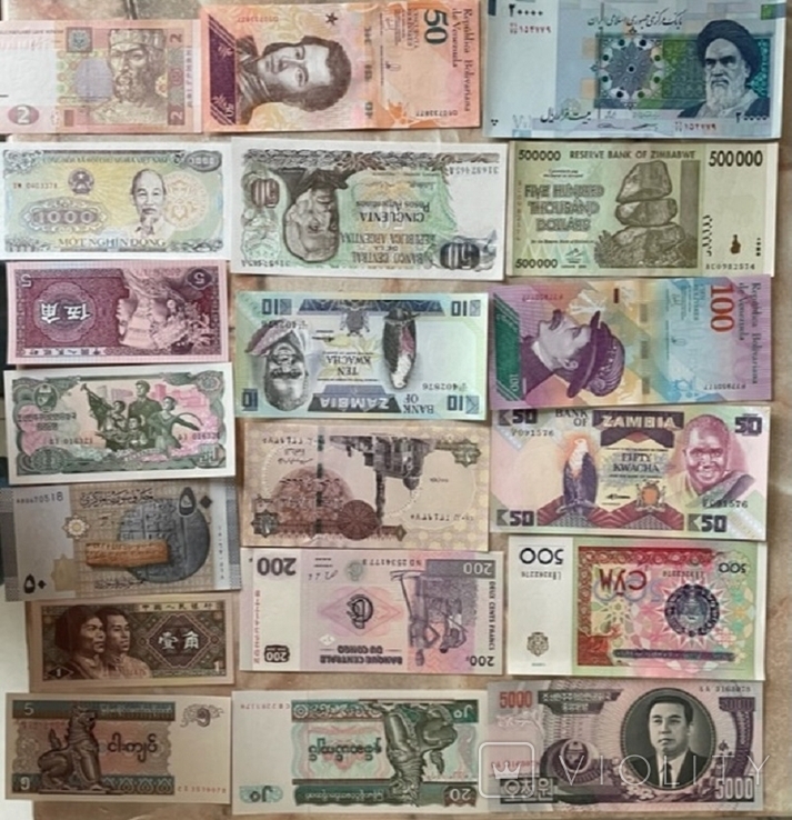 #4 – World – A set of 100 world banknotes – all different, photo number 6