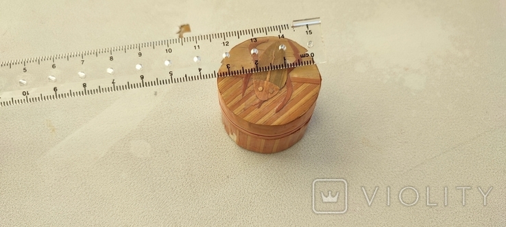 Маленькая деревянная баночка, фото №4