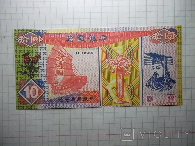 Китай Адский банк-деньги мертвых ., фото №3