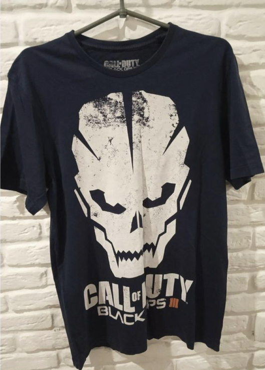 Футболка геймерська call of duty black ops 3 game skull graphic 2015, numer zdjęcia 2