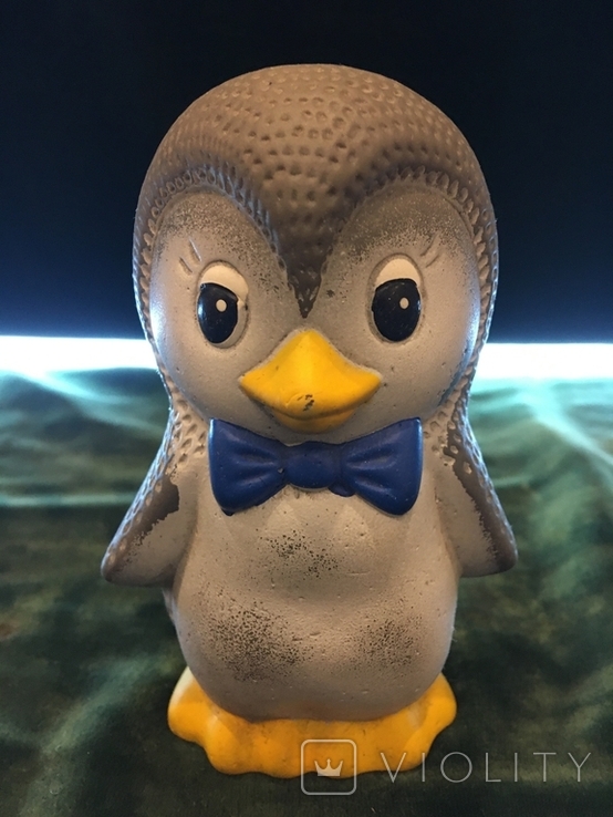 Игрушка пищалка Пингвиненок с ценой и клеймом из мультфильма, фото №9