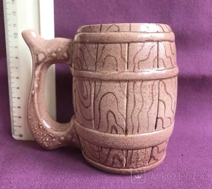 Beer mug / mug With buckle. Pottery., photo number 6