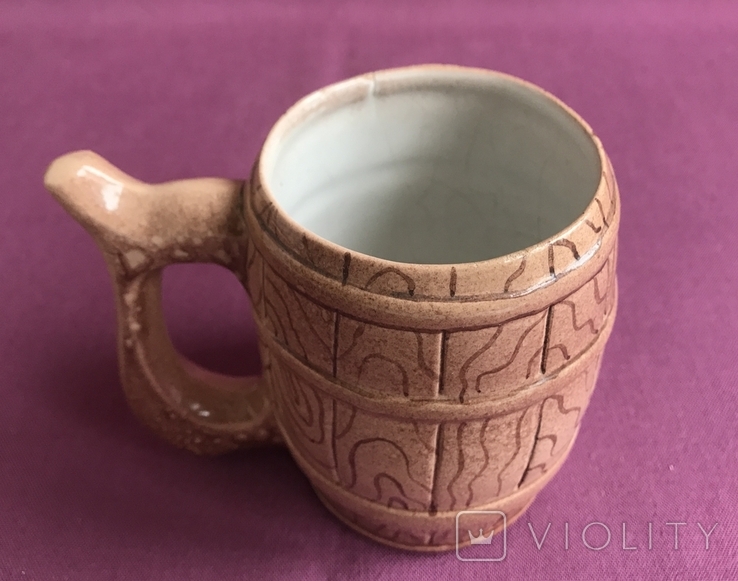 Beer mug / mug With buckle. Pottery., photo number 7