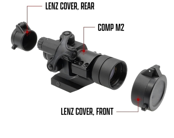 Прицел коллиматорный (марк. Aimpoint). Черный. Блиц., фото №7