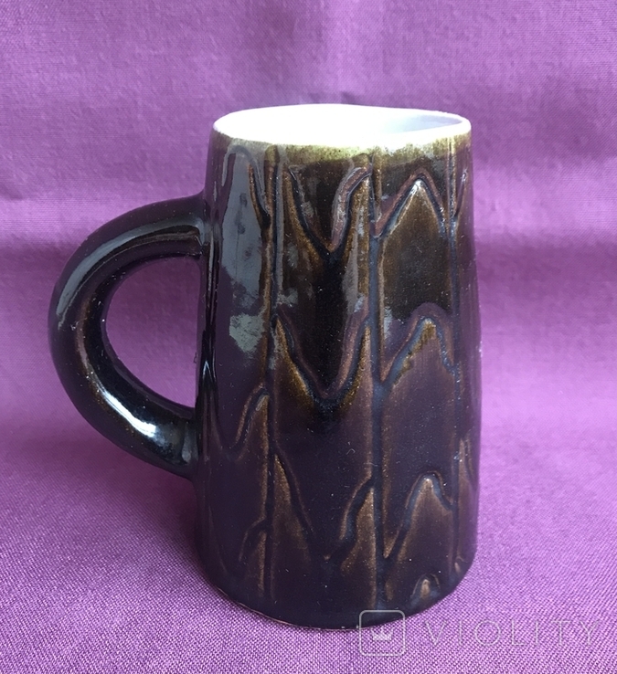 Beer mug/mug Dark. Pottery., photo number 5