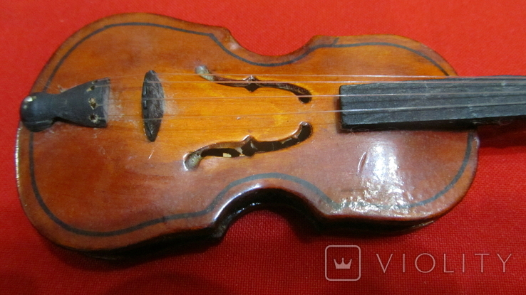 Скрипка в миниатюре,дерево., photo number 8