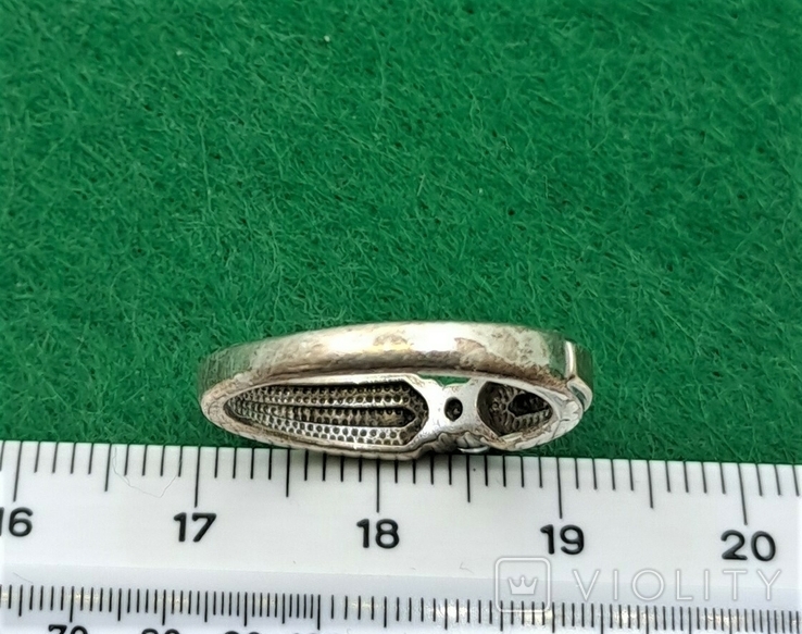 Кольцо Серебро 925 Золото 375, фото №8