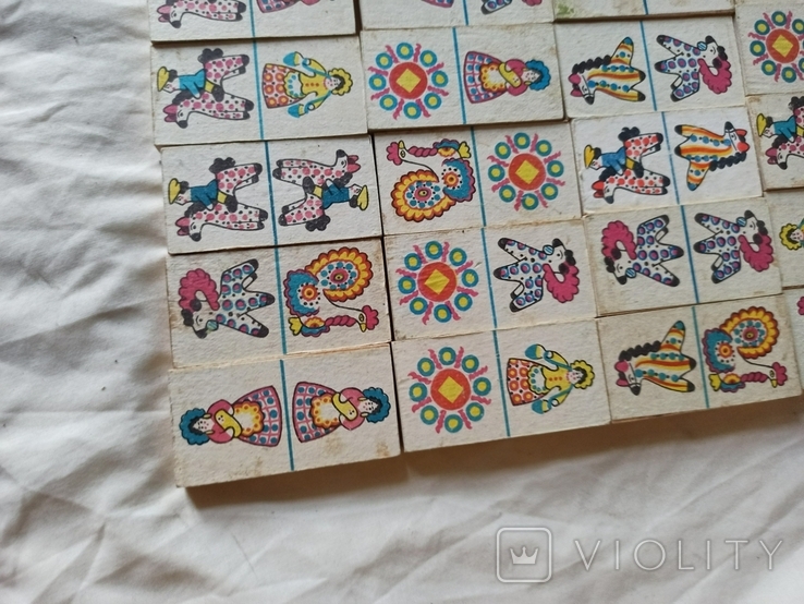 Children's dominoes. Dymkovo toy., photo number 7