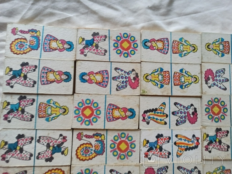 Children's dominoes. Dymkovo toy., photo number 8