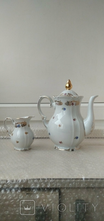 Teapot, teapot, milkman. Porcelain, Germany., photo number 2