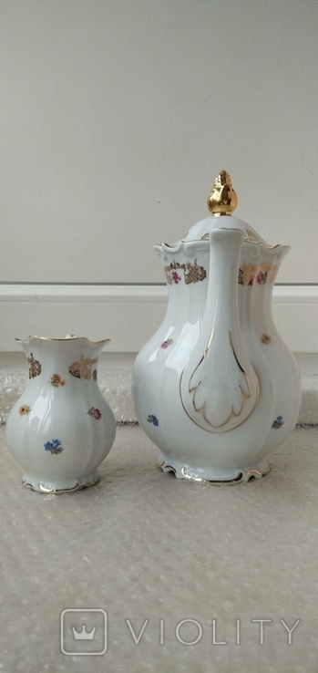 Teapot, teapot, milkman. Porcelain, Germany., photo number 3