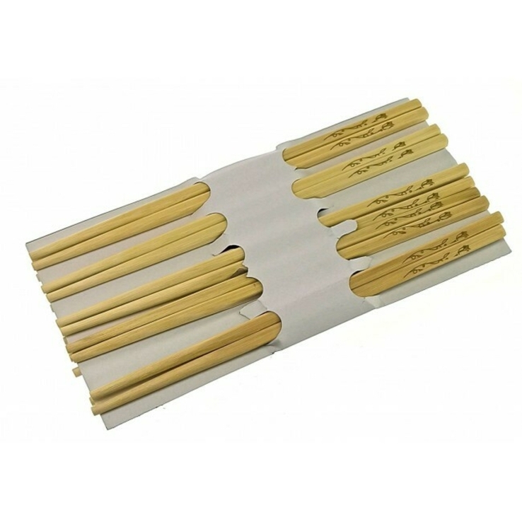 Палочки для еды бамбуковые 10 пар, фото №3