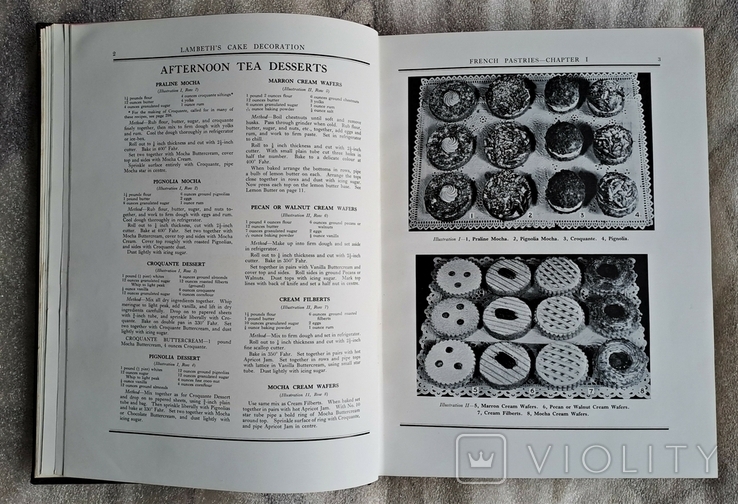 Книга Кондитера Lambet Method of Cake Decoration 1936 London, фото №7