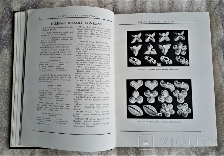 Книга Кондитера Lambet Method of Cake Decoration 1936 London, фото №9