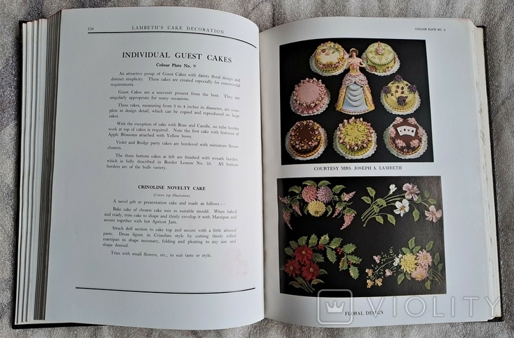 Книга Кондитера Lambet Method of Cake Decoration 1936 London, фото №11