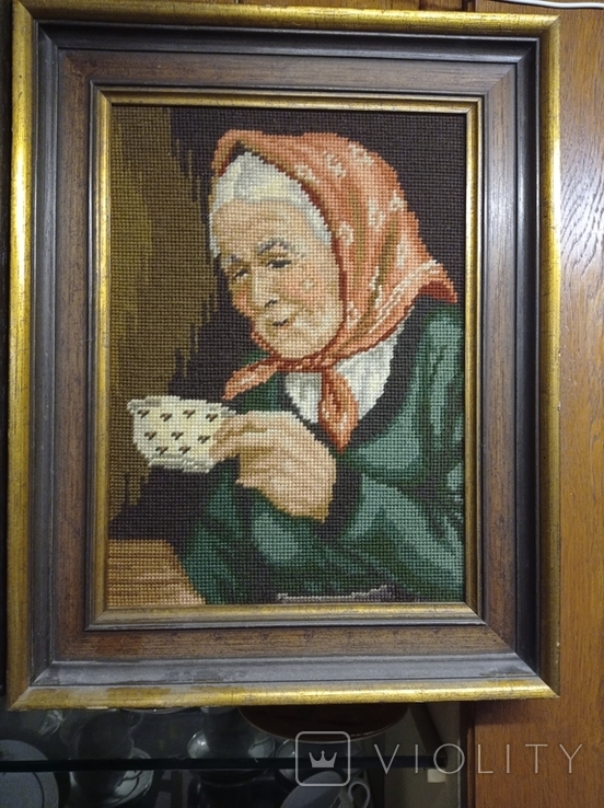Tapestry Grandma tea, Bavaria, Germany. Original, photo number 7