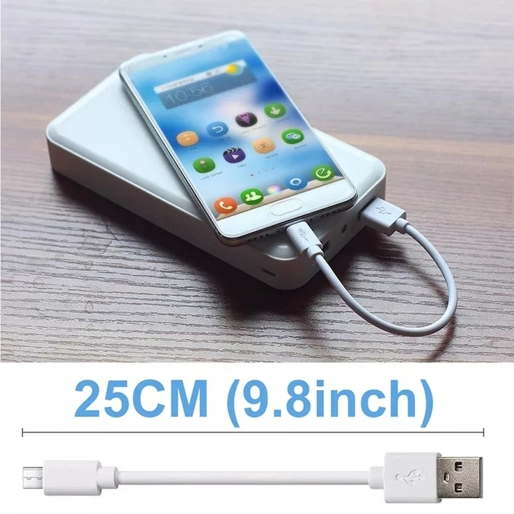 Kabel Micro USB 0.25 M 25cm dla Androida Samsung / Xiaomi / Huawei, numer zdjęcia 2