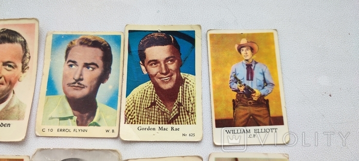Винтажные карточки актеры Hollywood 20-40 годов, фото №9