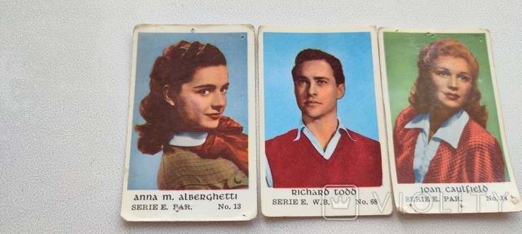 Винтажные карточки актеры Hollywood 20-40 годов, фото №4