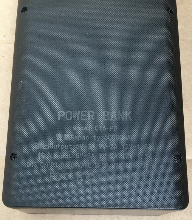 Повербанк Powerbank C16-PD 27220 mAh с фонариком и быстрой зарядкой, numer zdjęcia 6