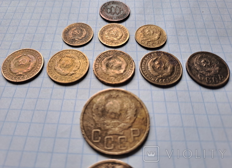 Монети СРСР 1934, 1935 року, нового і старого зразка, photo number 7