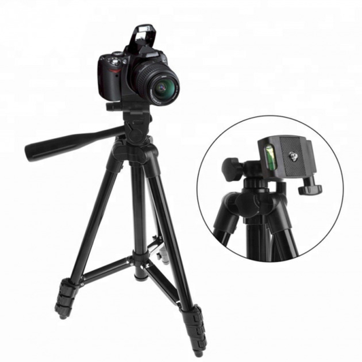 Штатив Tripod 3120A черный Тренога с чехлом на телескопических регулируемых ножках из алю, numer zdjęcia 2