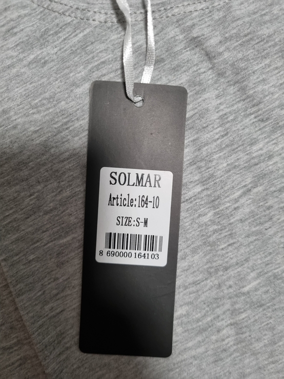Базова однотонна футболка.Solmar. S/M., numer zdjęcia 3