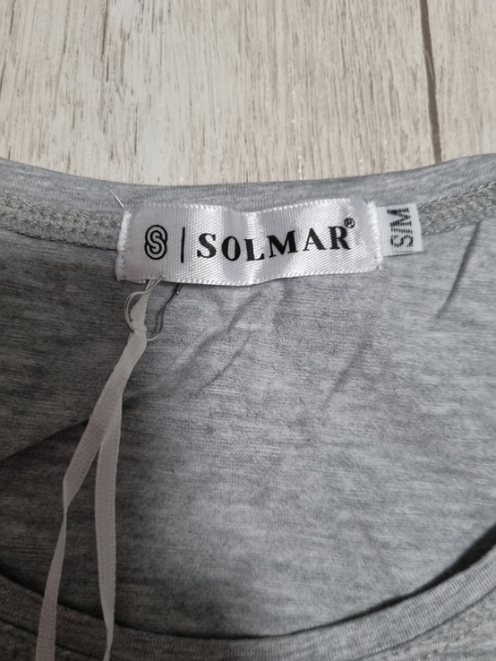 Базова однотонна футболка.Solmar. S/M., фото №4