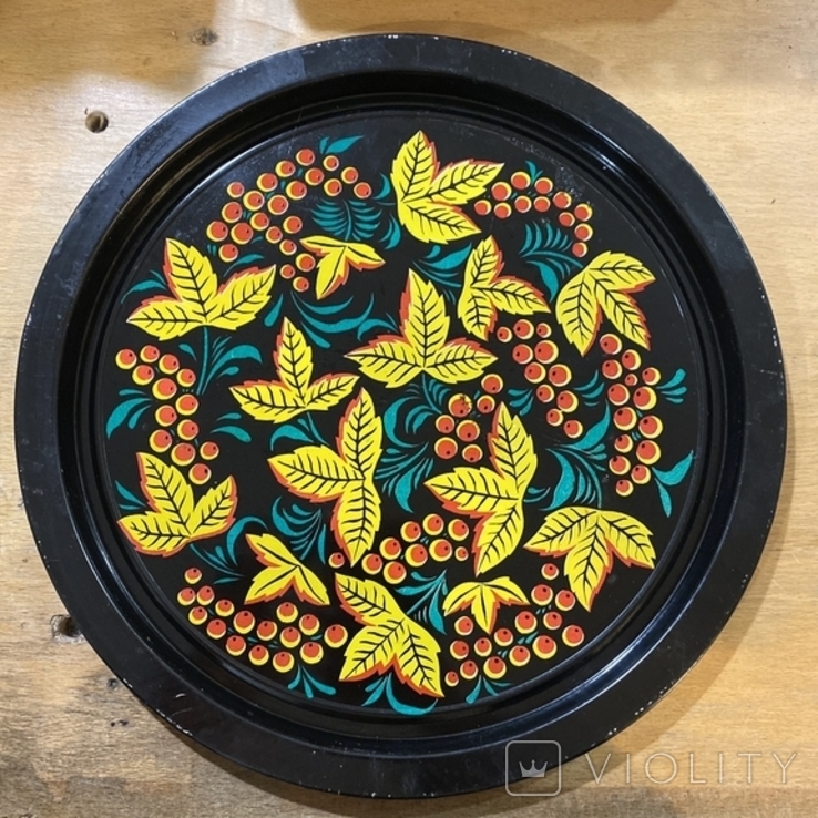 Decorative plate Petrykivka painting, photo number 2