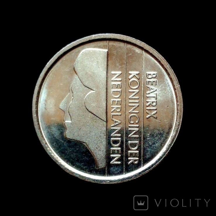 Нидерланды 25 центов 1995 г., фото №2