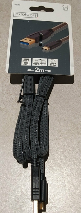 Кабель type-c в оплётке 2м, photo number 3